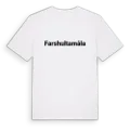 Farshultamåla fetstil t-shirt