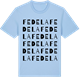 Blue Soul t-shirt med Fedela ordlek t-shirt