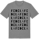 Mid Heather Gray t-shirt med Fedela ordlek t-shirt