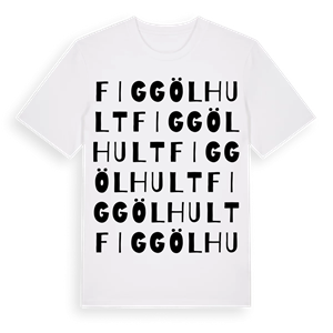 Figgölhult ordlek t-shirt – ekologisk bomull t-shirt från Pinshirt