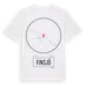 White t-shirt med Finsjö t-shirt