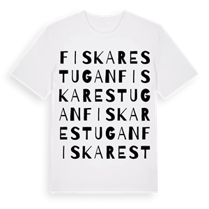 Fiskarestugan ordlek t-shirt – ekologisk bomull t-shirt från Pinshirt
