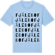 Blue Soul t-shirt med Fjälebo ordlek t-shirt
