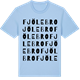 Blue Soul t-shirt med Fjölebro ordlek t-shirt