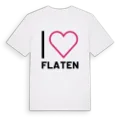 Jag älskar Flaten t-shirt stort tryck