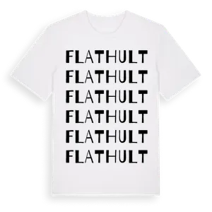 Flathult ordlek t-shirt – ekologisk bomull t-shirt från Pinshirt