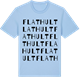 Blue Soul t-shirt med Flathult ordlek t-shirt
