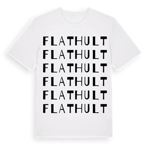 Flathult ordlek t-shirt – ekologisk bomull t-shirt från Pinshirt