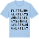Blue Soul t-shirt med Flåtsjömåla ordlek t-shirt