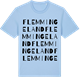 Blue Soul t-shirt med Flemmingeland ordlek t-shirt