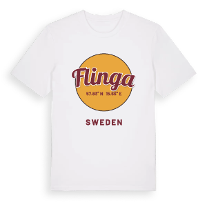 Flinga cirkel t-shirt – ekologisk bomull t-shirt från Pinshirt