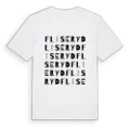Fliseryd ordlek t-shirt