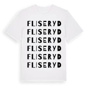 Fliseryd ordlek t-shirt – ekologisk bomull t-shirt från Pinshirt