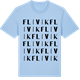 Blue Soul t-shirt med Flivik ordlek t-shirt