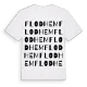 Flodhem ordlek t-shirt