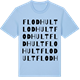 Blue Soul t-shirt med Flodhult ordlek t-shirt