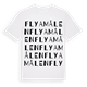 Flyamålen ordlek t-shirt