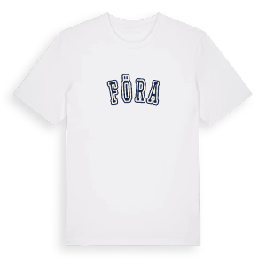 Föra college t-shirt – ekologisk bomull t-shirt från Pinshirt