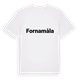Fornamåla fetstil t-shirt