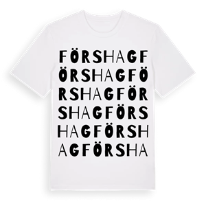 Förshag ordlek t-shirt – ekologisk bomull t-shirt från Pinshirt