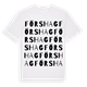 Förshag ordlek t-shirt