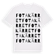 Fotakärret ordlek t-shirt
