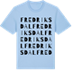 Blue Soul t-shirt med Fredriksdal ordlek t-shirt