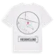 White t-shirt med Fredrikslund t-shirt