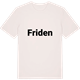Vintage White t-shirt med Friden fetstil t-shirt
