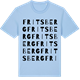 Blue Soul t-shirt med Fritsberg ordlek t-shirt