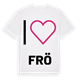 Jag älskar Frö t-shirt stort tryck