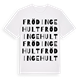 Frödingehult ordlek t-shirt