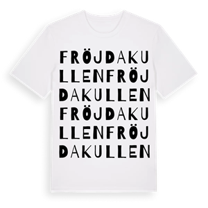 Fröjdakullen ordlek t-shirt – ekologisk bomull t-shirt från Pinshirt