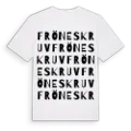 Fröneskruv ordlek t-shirt