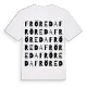 Fröreda ordlek t-shirt
