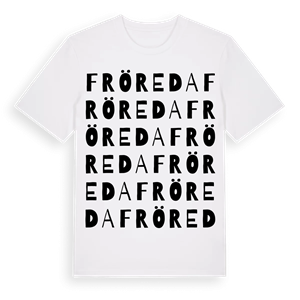 Fröreda ordlek t-shirt – ekologisk bomull t-shirt från Pinshirt