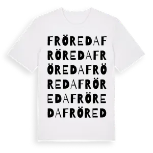 Fröreda ordlek t-shirt – ekologisk bomull t-shirt från Pinshirt