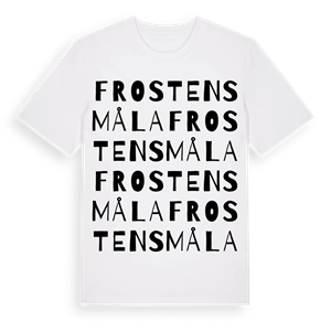 Frostensmåla ordlek t-shirt – ekologisk bomull t-shirt från Pinshirt
