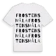 Frostensmåla ordlek t-shirt