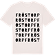 Vintage White t-shirt med Fröstorp ordlek t-shirt