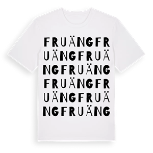 Fruäng ordlek t-shirt – ekologisk bomull t-shirt från Pinshirt