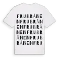 Frubrånen ordlek t-shirt