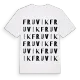 Fruvik ordlek t-shirt