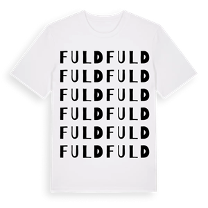 Fuld ordlek t-shirt – ekologisk bomull t-shirt från Pinshirt