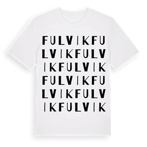 Fulvik ordlek t-shirt – ekologisk bomull t-shirt från Pinshirt