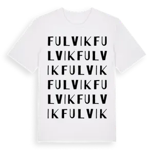 Fulvik ordlek t-shirt – ekologisk bomull t-shirt från Pinshirt