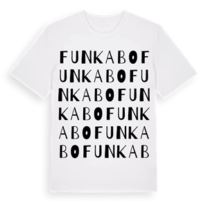 Funkabo ordlek t-shirt – ekologisk bomull t-shirt från Pinshirt
