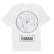 White t-shirt med Funkabo t-shirt