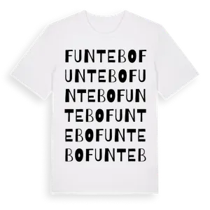 Funtebo ordlek t-shirt – ekologisk bomull t-shirt från Pinshirt