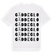 Gäddeglo ordlek t-shirt